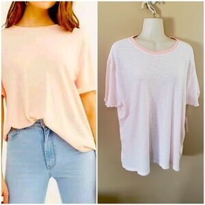 Free People Peach Tee Shirt